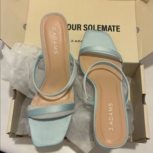 Adams Women's Light Blue Heels